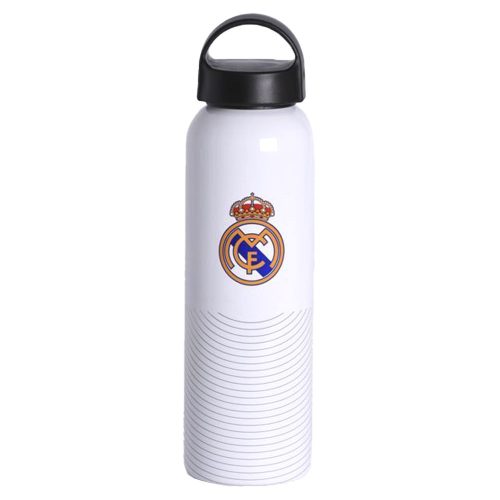 Real Madrid alumínium kulacs, 600 ml, fehér címeres