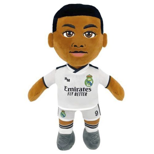 Real Madrid Mbappé plüssfigura, 25 cm