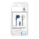 Real Madrid fülhallgató headset címeres Blanco-Azul