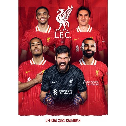 Liverpool FC nagy falinaptár A/3 2025